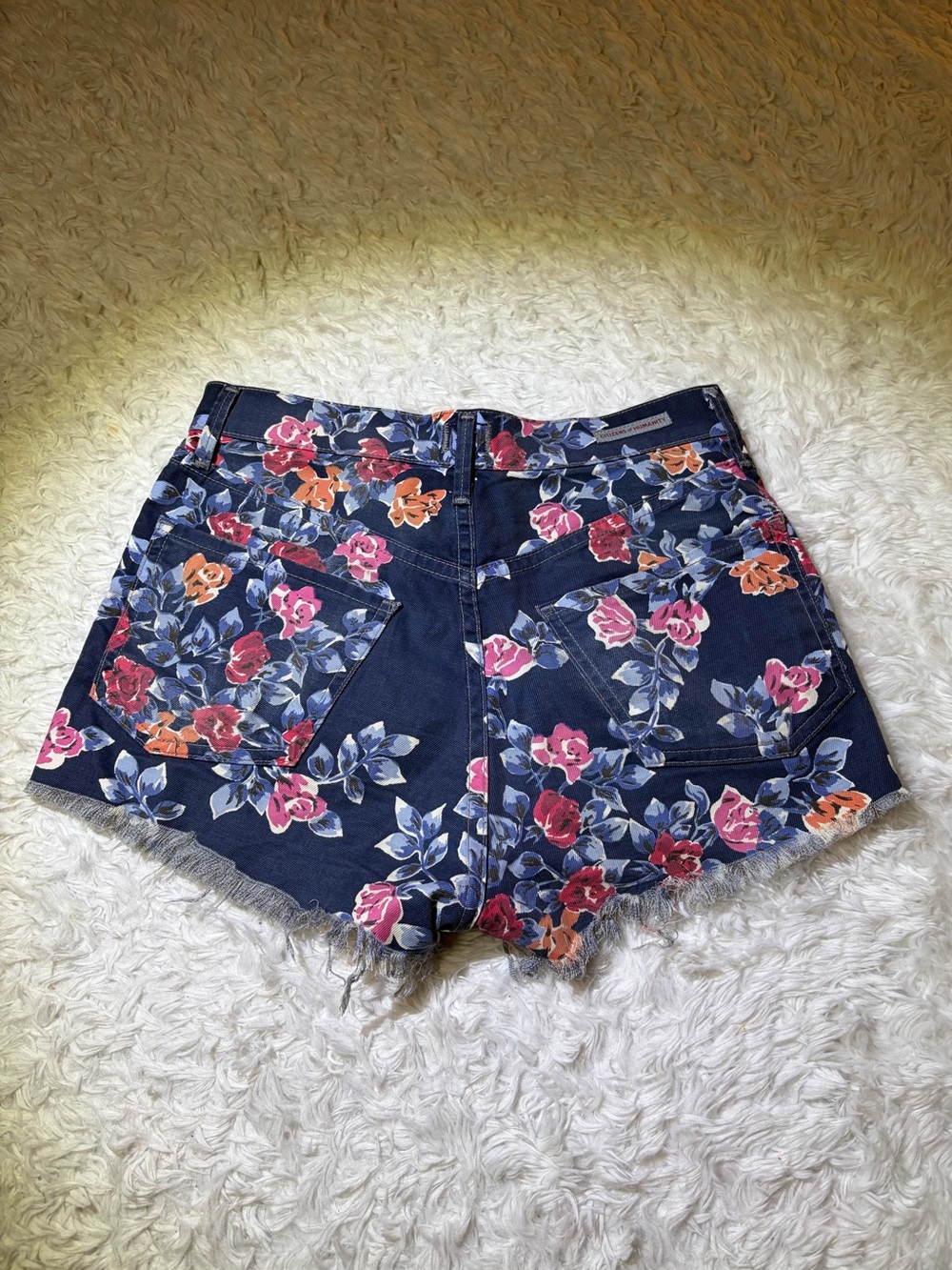Vintage Citizens of humanity size 25 Floral Print High waisted Shorts